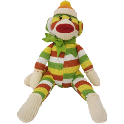Multi Colored Sock Monkey Kathleens Designs