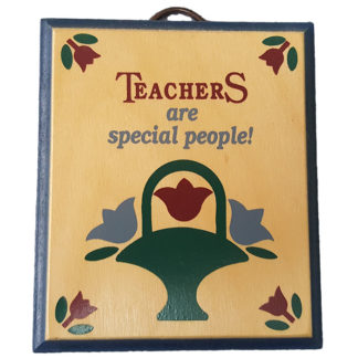 Dexsa Teachers Are Special People Textual Art Wood Plaque