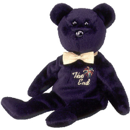 TY Beanie Baby - The End the Black Bear