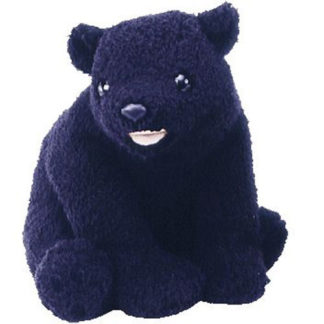 TY Beanie Buddy - Cinders the Bear (8 inch)