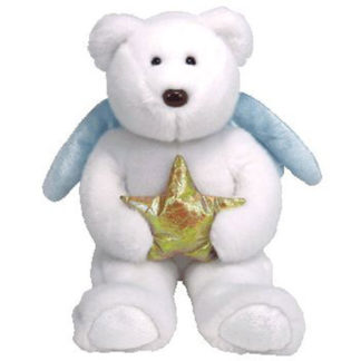 TY Beanie Buddy - Star the Bear Gold Star (14 inch)