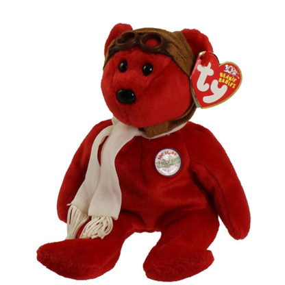 TY Beanie Baby - Bearon the Bear (Red Version)