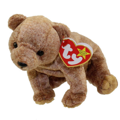 TY Beanie Baby - Pecan the Gold Bear (5.5 inch)