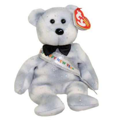 TY Beanie Baby - New Year 2008 the Bear (8.5 inch)