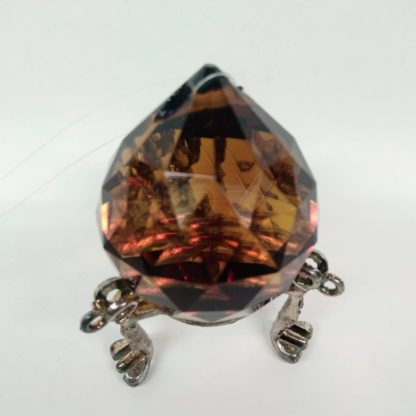 Topaz Crystal prism on stand