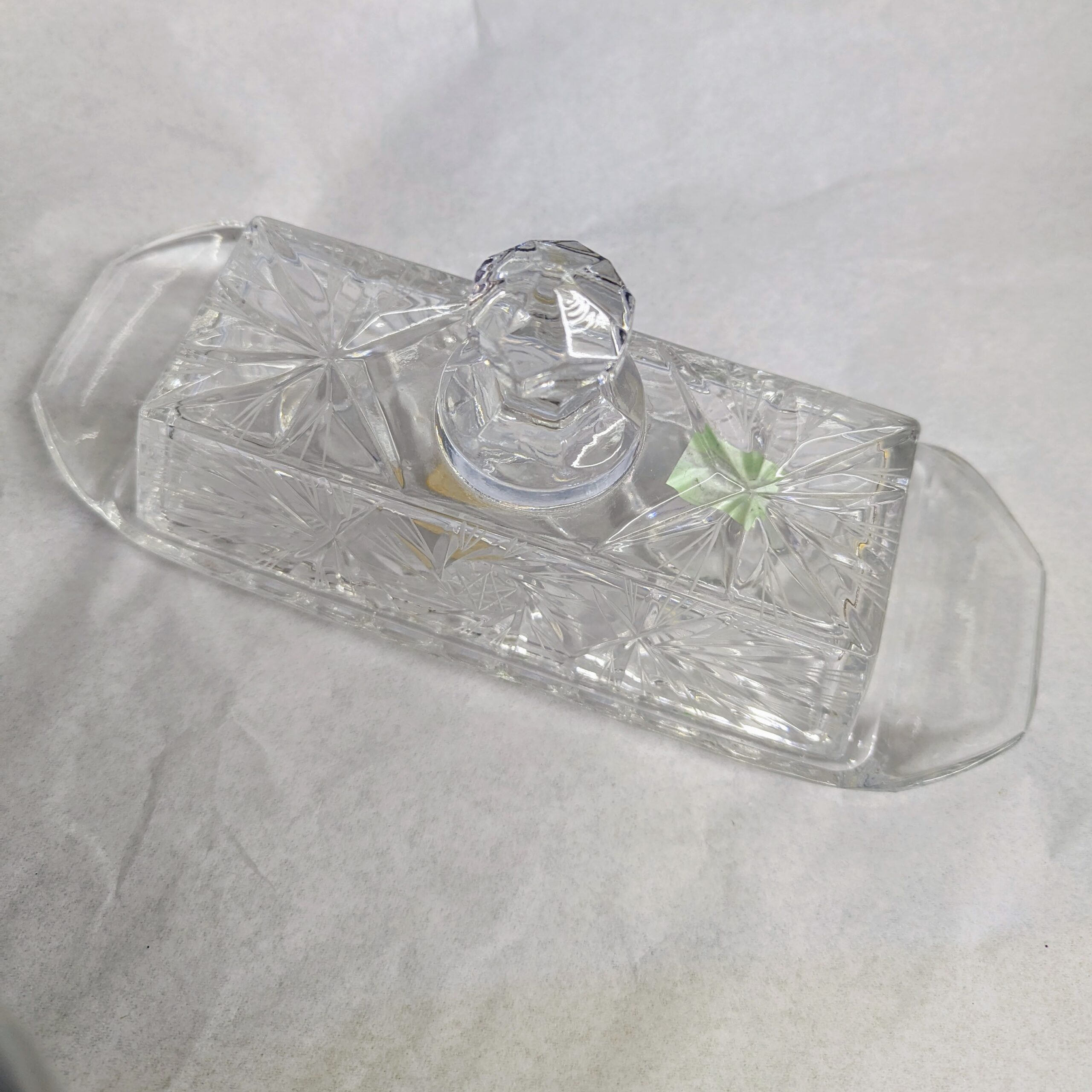 Crystal Clear Butter dish