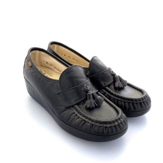 SAS Magic Black Tassle Loafer