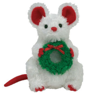 TY Jingle Beanie Baby - GARLANDS the Mouse