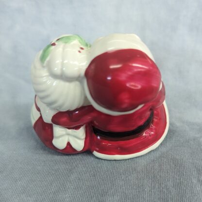 Lefton Santa and Mrs Claus, Shelf Sitters - from back