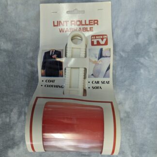 Washable Lint Roller, back of package