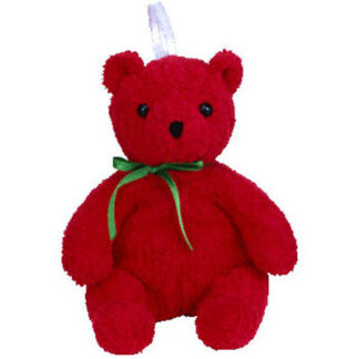 TY Jingle Beanie Baby - MISTLETOE the Teddy Bear